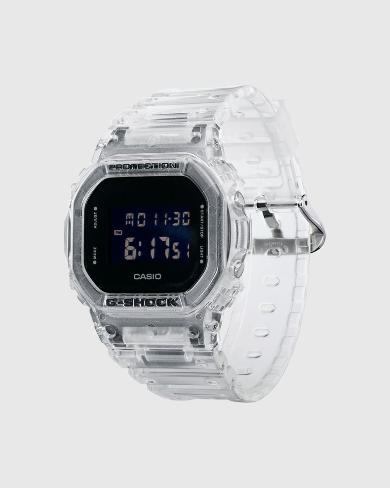 Casio G-SHOCK DW-5600USKE-7JF Limited Edition Transparent Skeleton Digital Watch main image 0