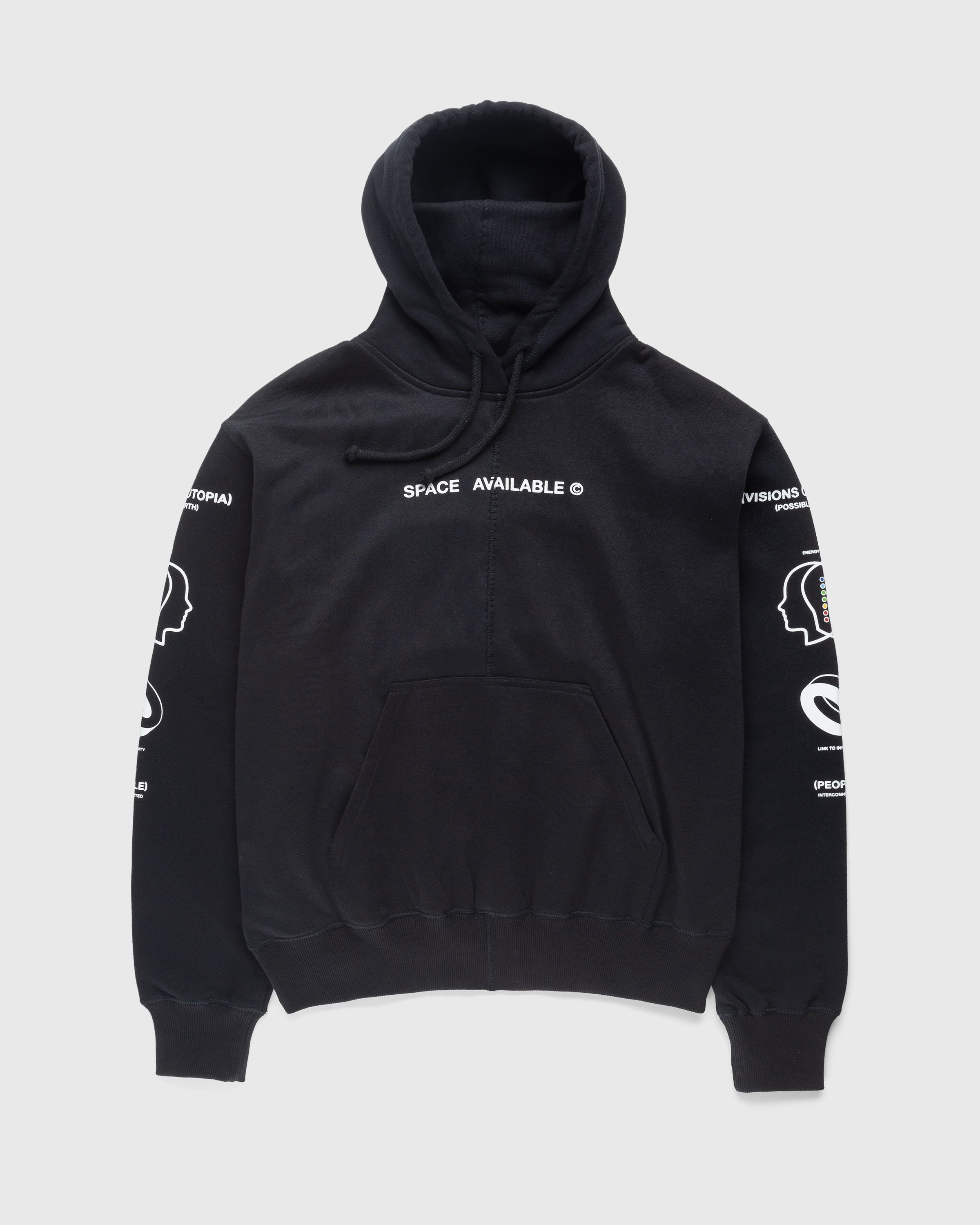 Space Available Studio – Artisan Nature Hoodie Black - Sweats - Black - Image 1