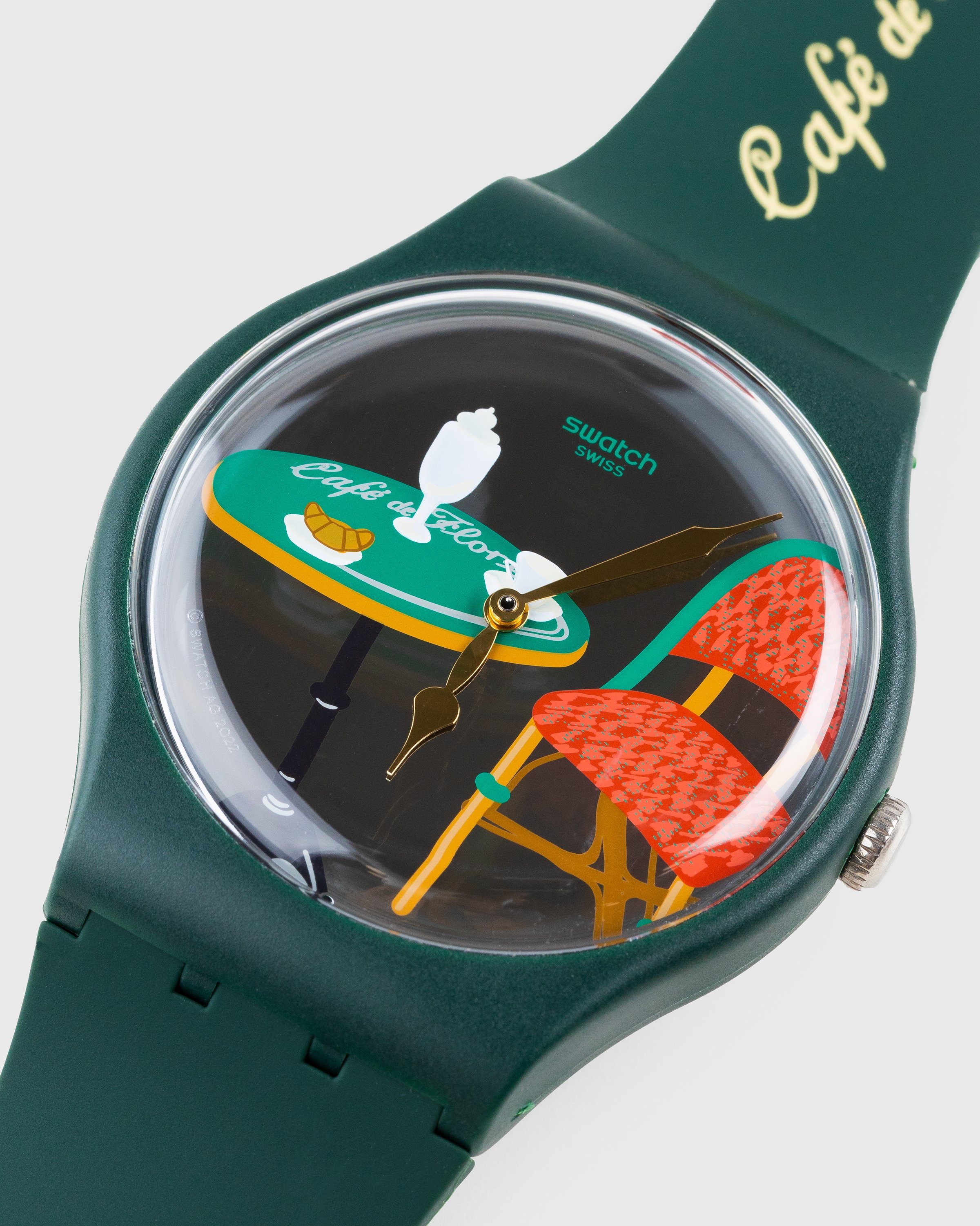Café de Flore x Swatch x Highsnobiety – Not In Paris 4 Watch Green - Watches - Green - Image 4