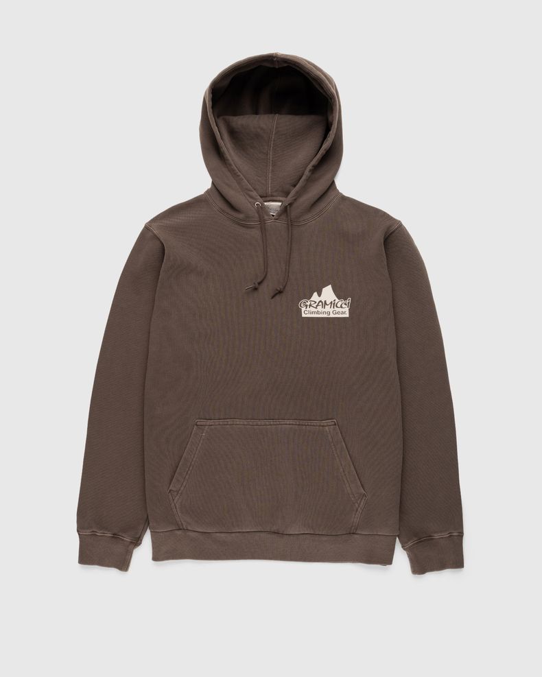 Climbing Gear Hooded Sweatshirt Brown Pigment