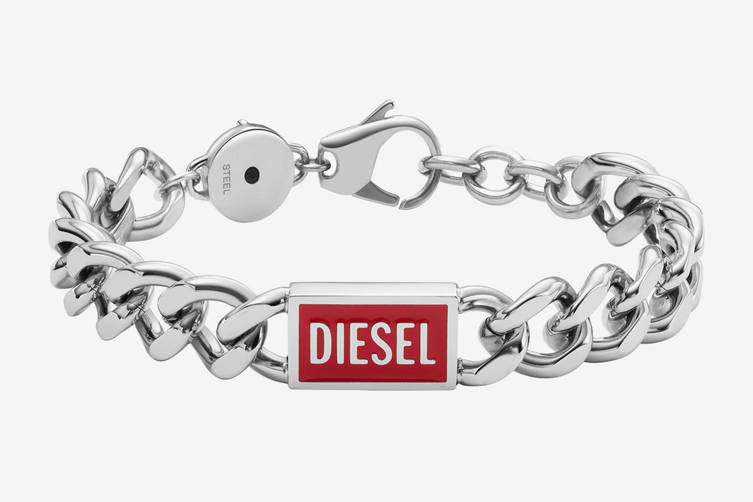 Biscotto Logo Stainless Steel Bracelet