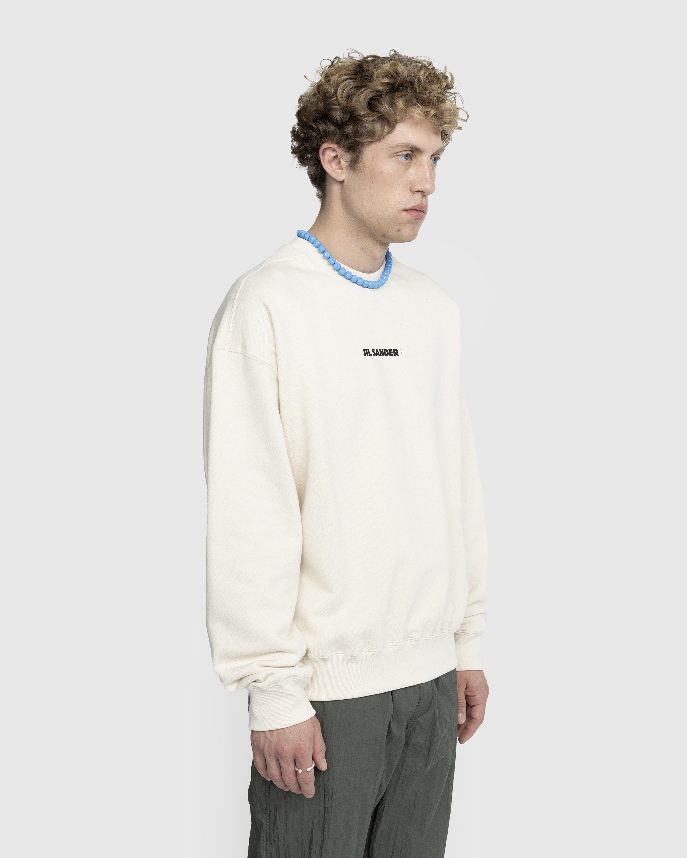 Jil Sander – Logo Sweatshirt Beige | Highsnobiety Shop