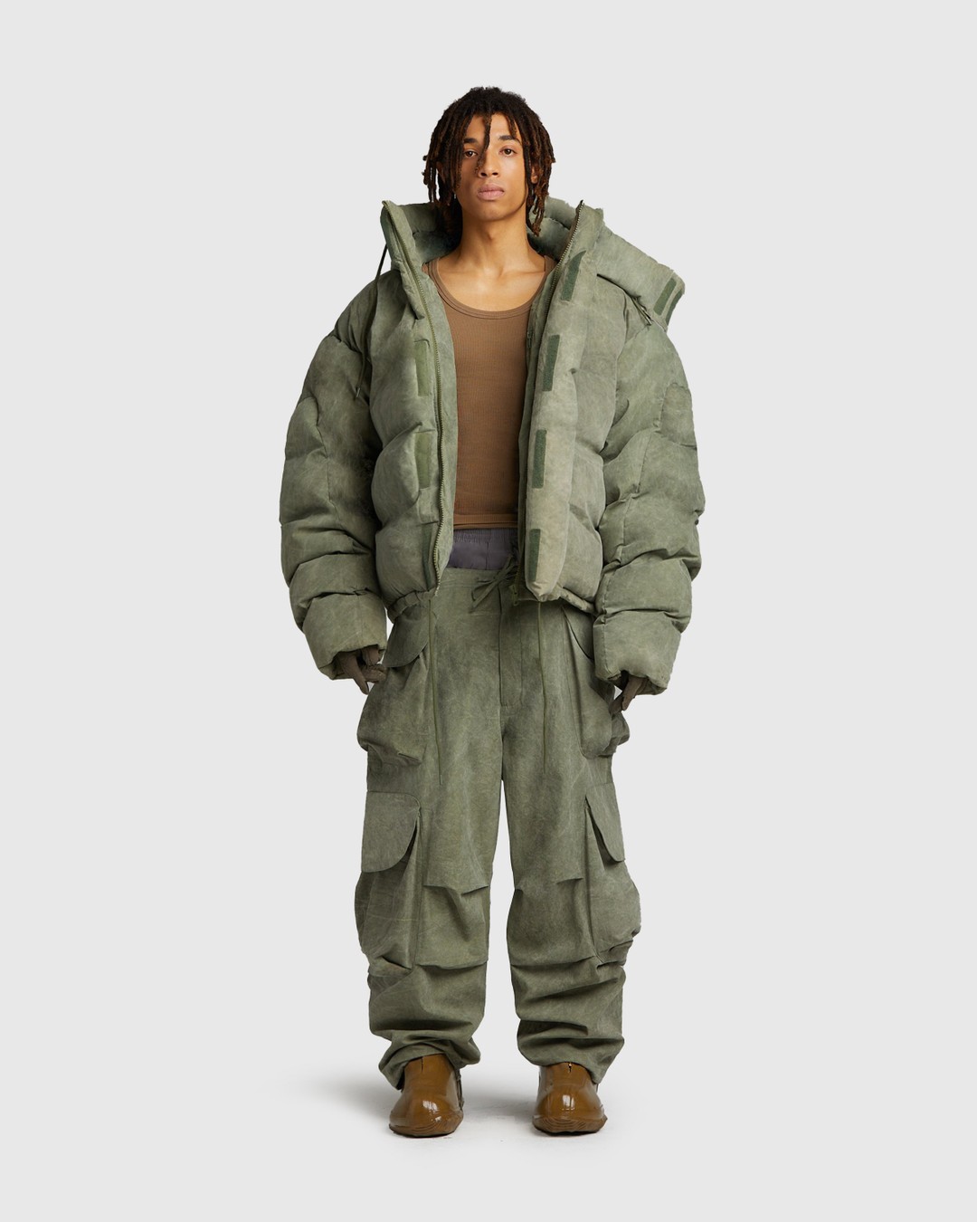 Entire Studios – SOA Puffer Military Dust | Highsnobiety Shop