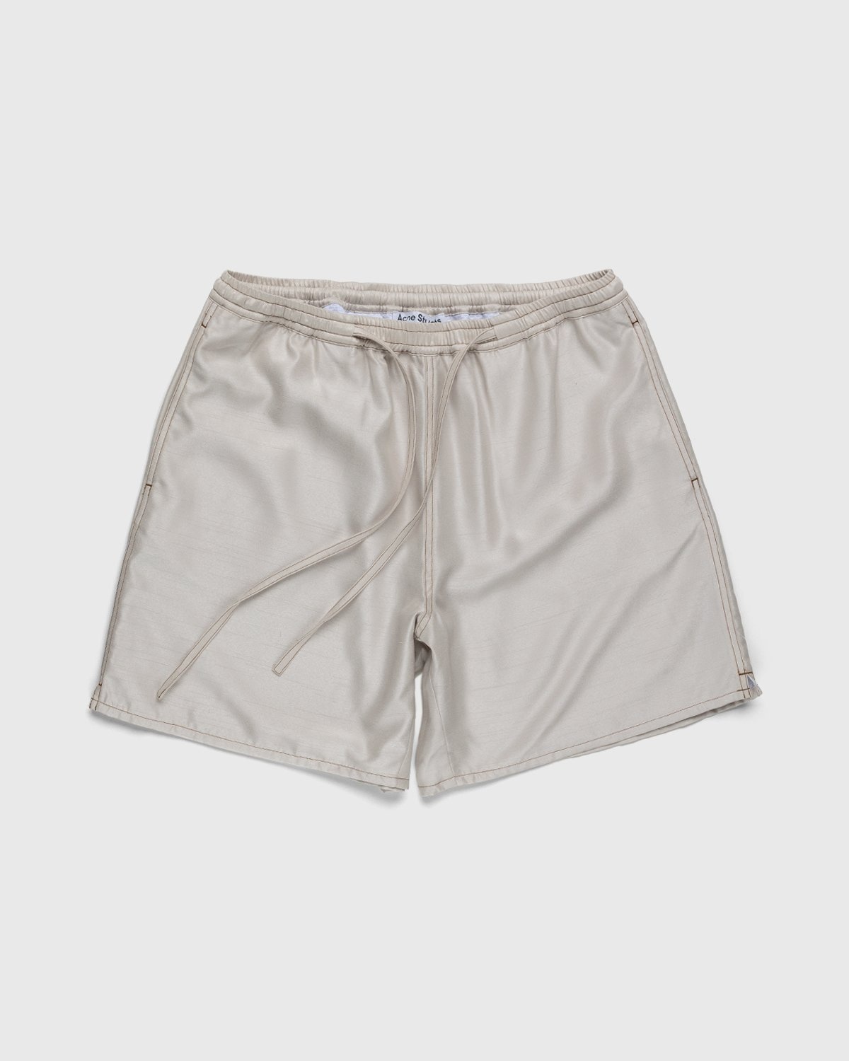 Acne Studios – Drawstring Shorts Light Beige - Shorts - Beige - Image 1
