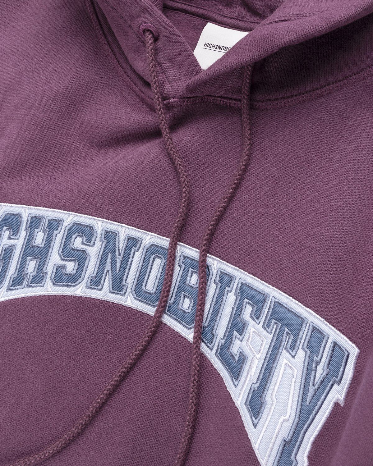 Highsnobiety – Collegiate Hoodie Purple - Sweats - Purple - Image 4