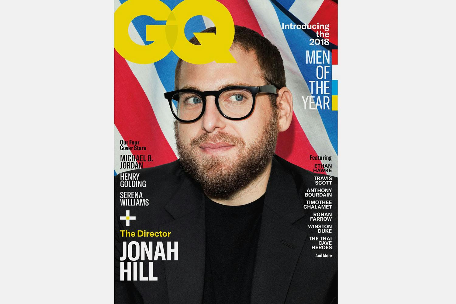 gq 2018 men of the year covers Henry Golding Michael B. Jordan jonah hill