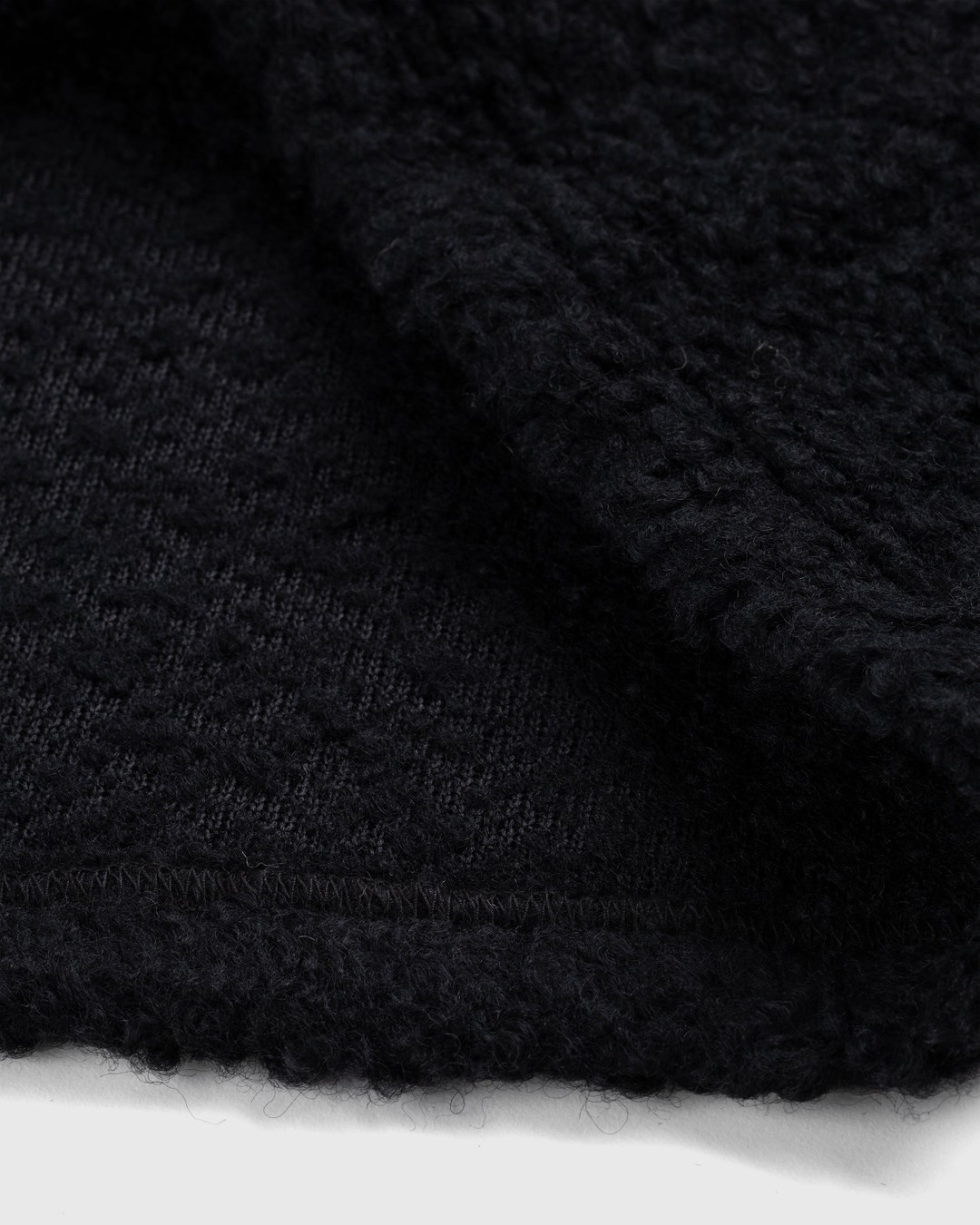 Highsnobiety HS05 – Wool Blend Inlaid Knit Crew Black - Knitwear - Black - Image 7