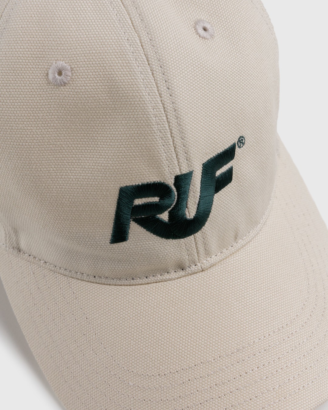RUF x Highsnobiety – Logo Cap Natural - Hats - Beige - Image 6
