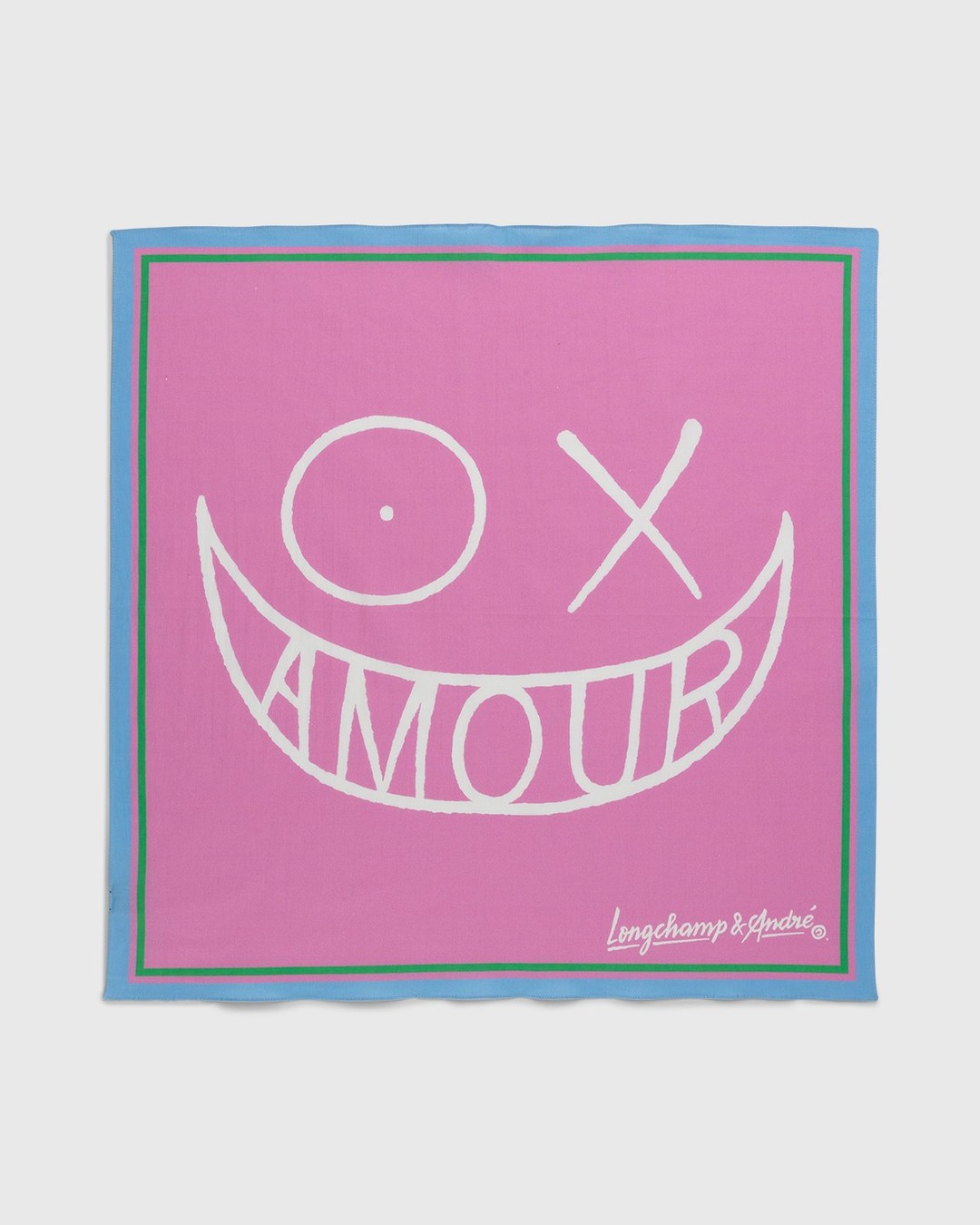 Longchamp x André Saraiva – Stoles Pink - Scarves - Pink - Image 1