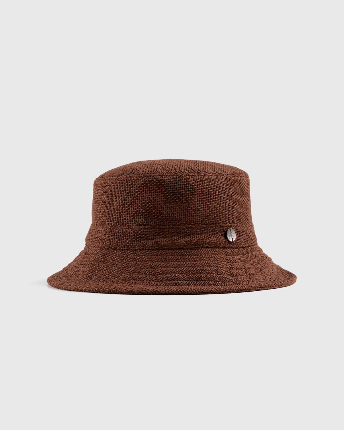 Our Legacy – Italian Cotton Bucket Hat Rust Red - Hats - Red - Image 2