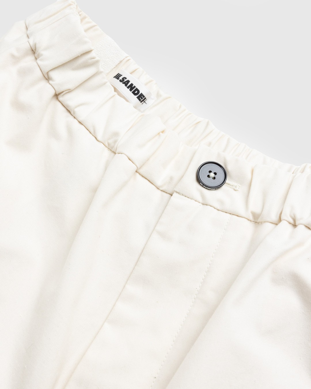 Jil Sander – Cropped Straight Leg Trousers Beige - Pants - Beige - Image 4