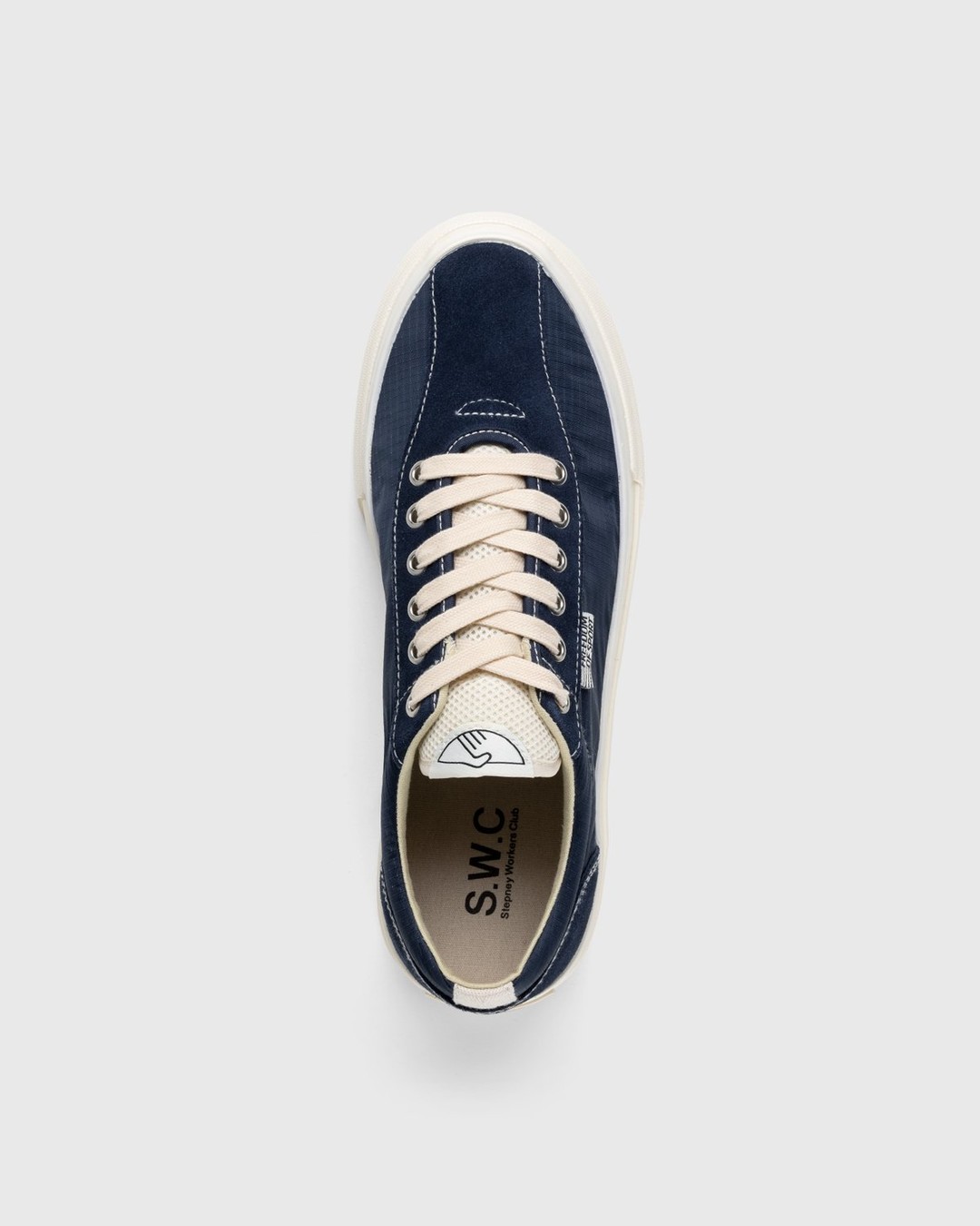 Stepney Workers Club – Dellow Track Ripstop Navy - Sneakers - Blue - Image 5