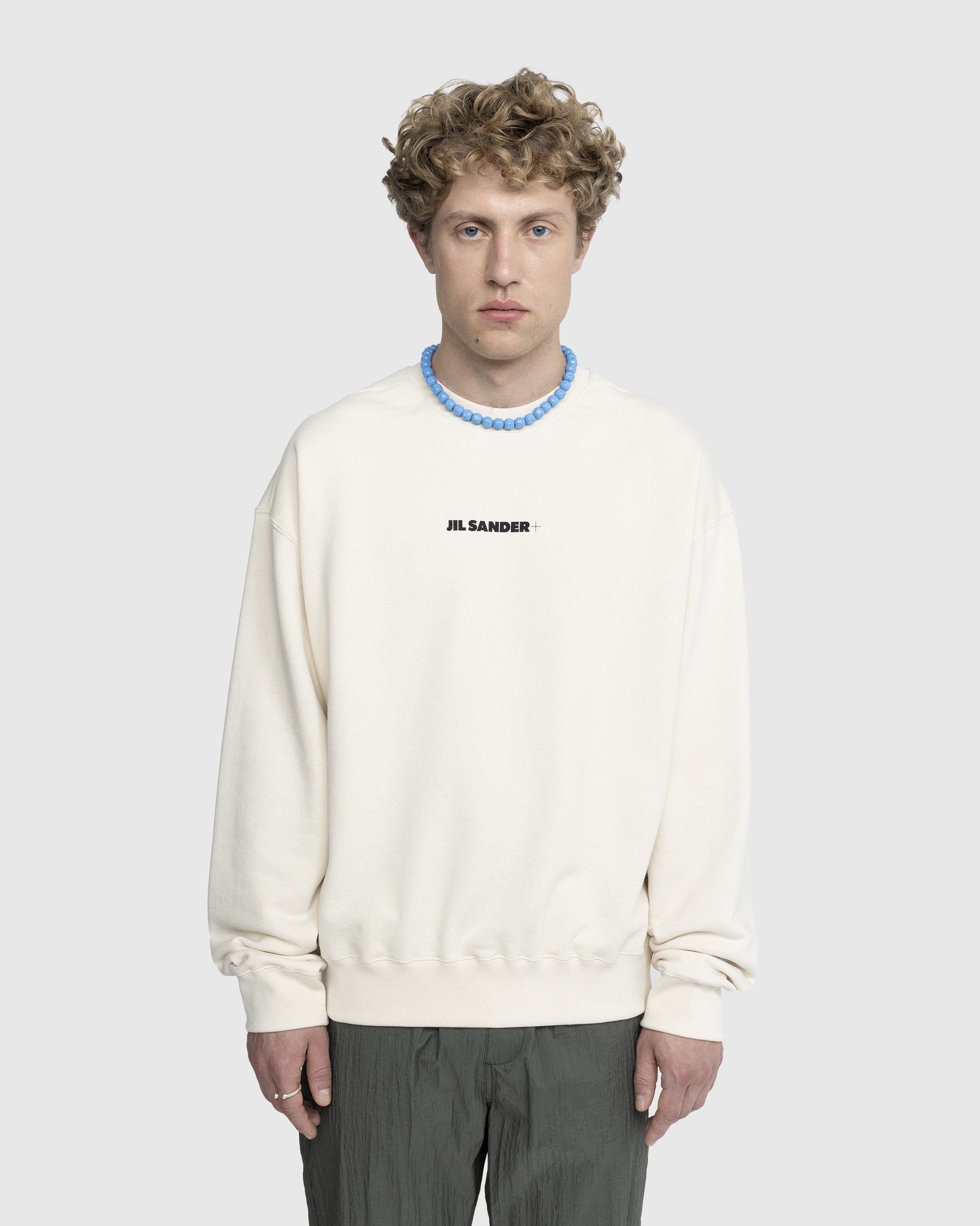 Jil Sander – Logo Sweatshirt Beige | Highsnobiety Shop