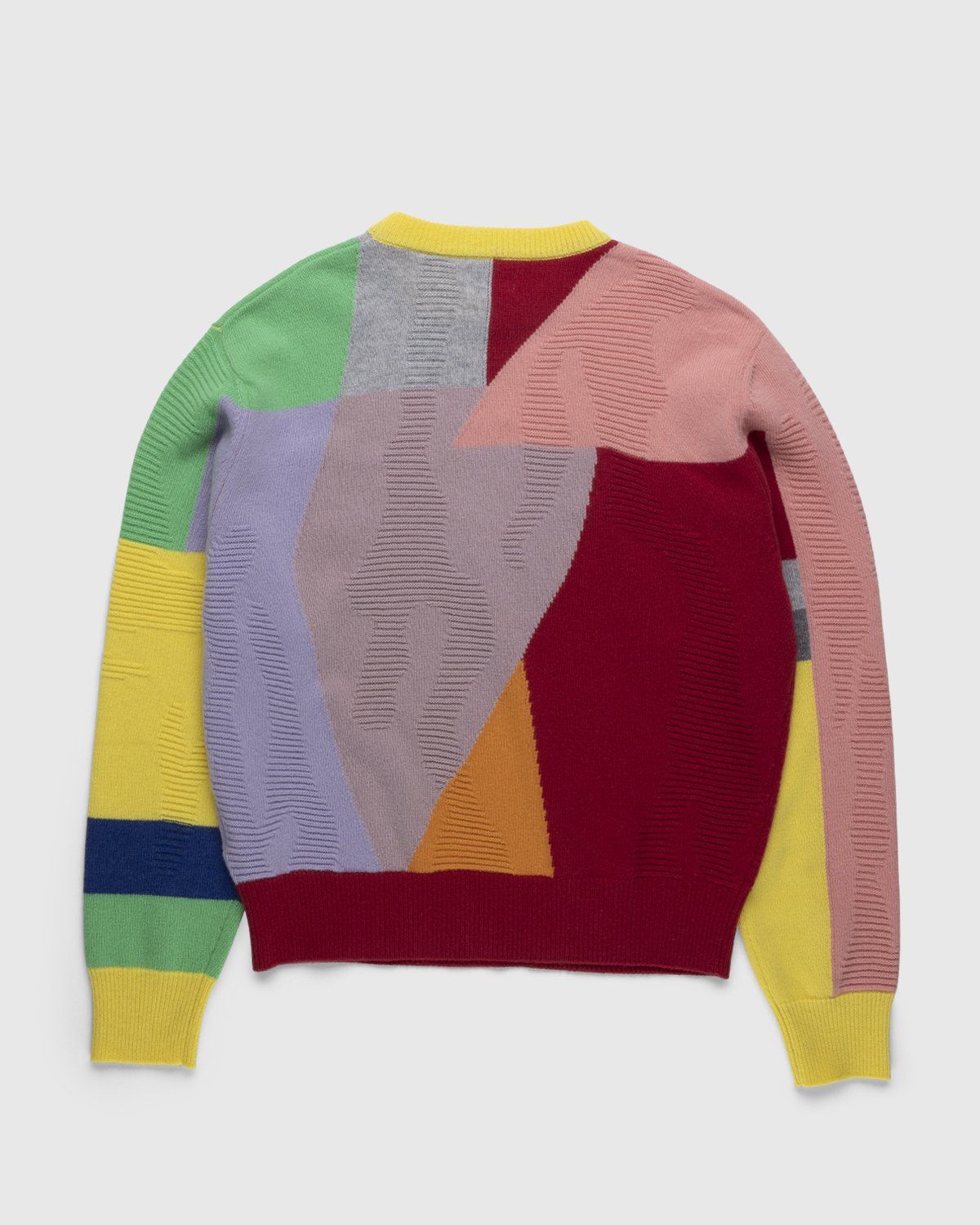 Honey Fucking Dijon x Eli Avaf – Textured Crewneck Knitted Sweater - Knitwear - Multi - Image 2