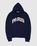Highsnobiety – Not In Paris College Logo Hoodie Navy - Sweats - Blue - Image 1