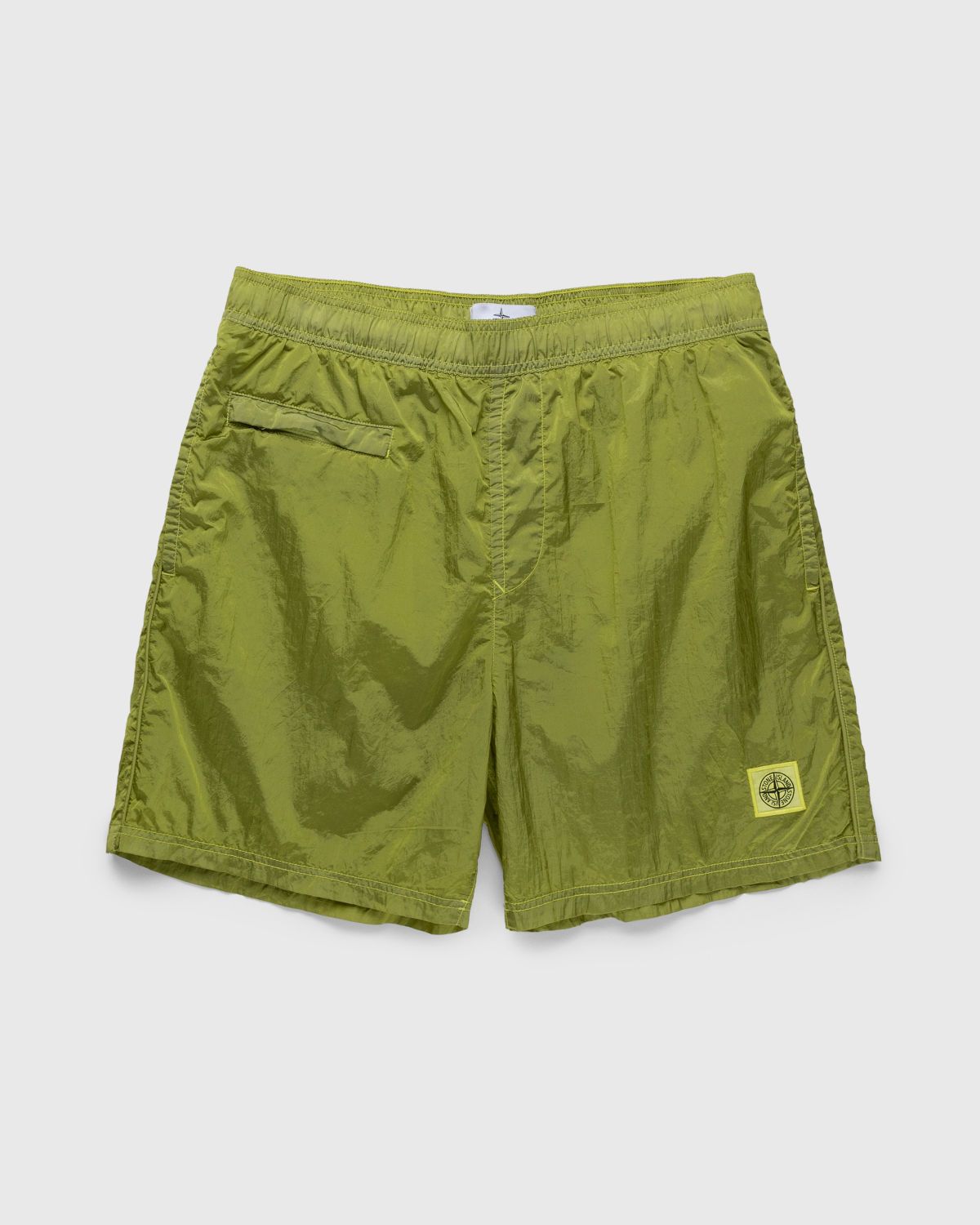 Stone Island – B0243 Nylon Metal Swim Shorts Lemon - Shorts - Yellow - Image 1