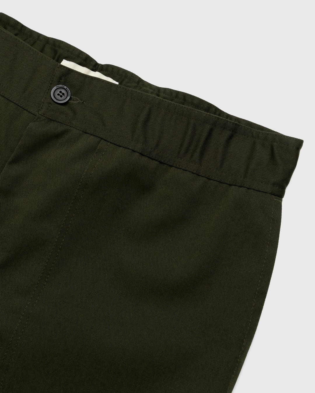 Wales Bonner – Earth Trousers Green - Pants - Green - Image 3