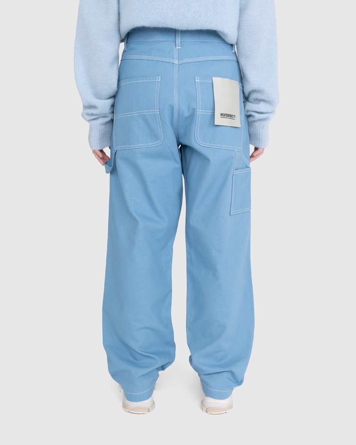 Highsnobiety – Carpenter Trouser Light Blue - Pants - Blue - Image 4