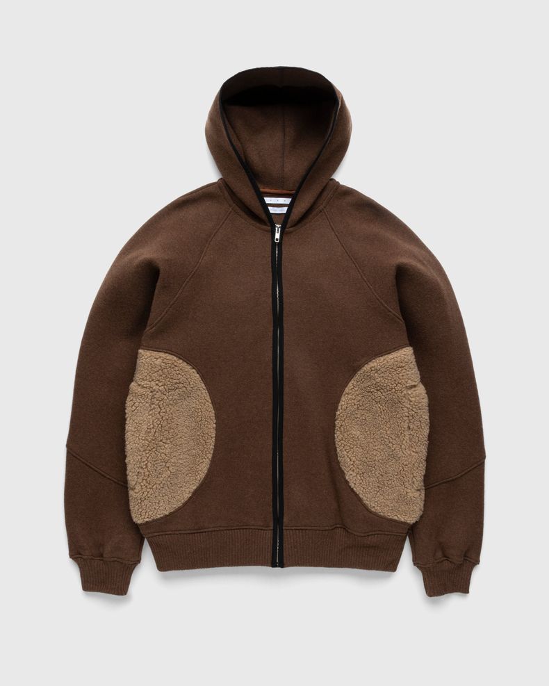 RANRA – Peysa Hooded Jacket Brown
