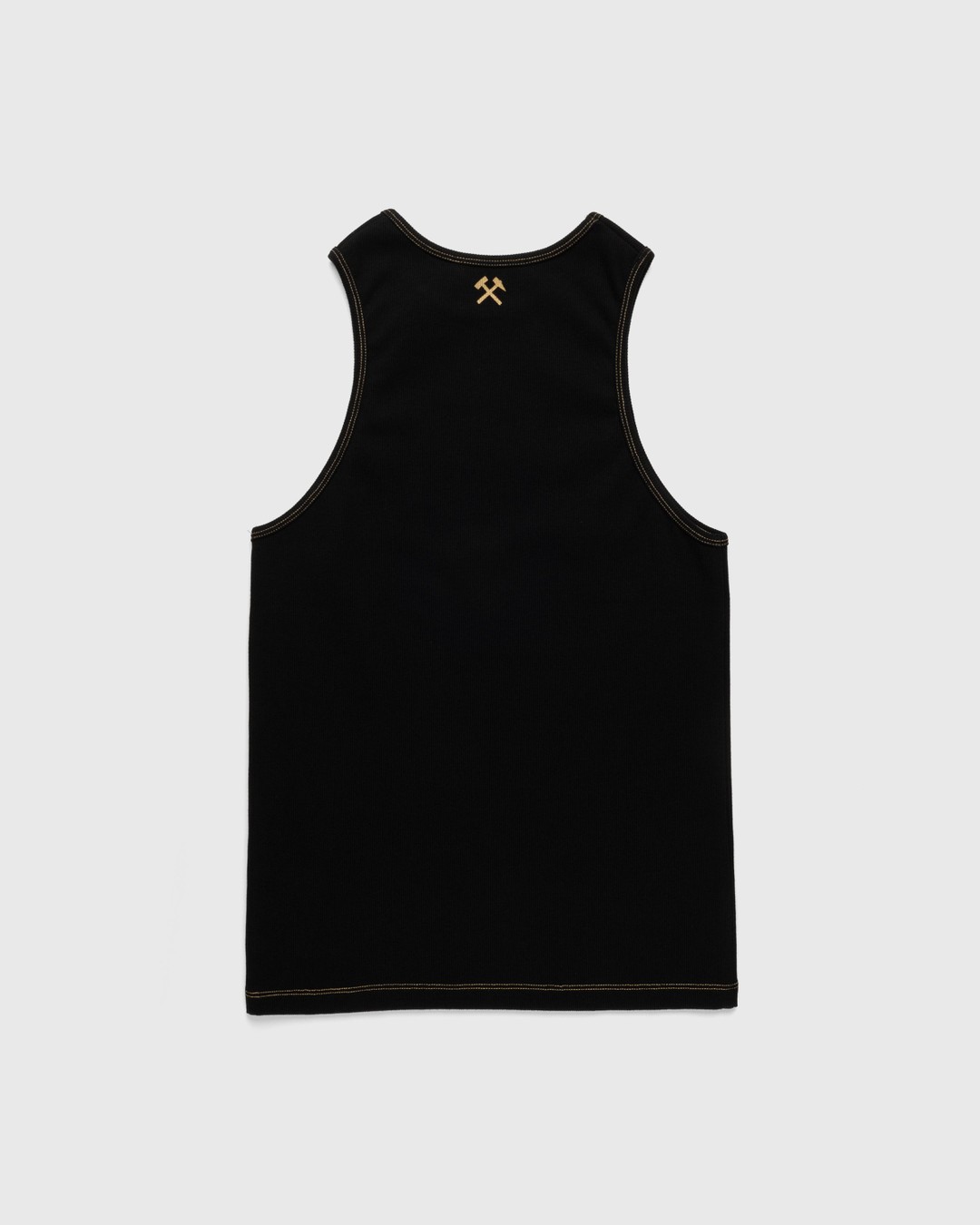 GmbH – Ali Rib Tank Top Black/Yellow - Men Tops - Black - Image 2