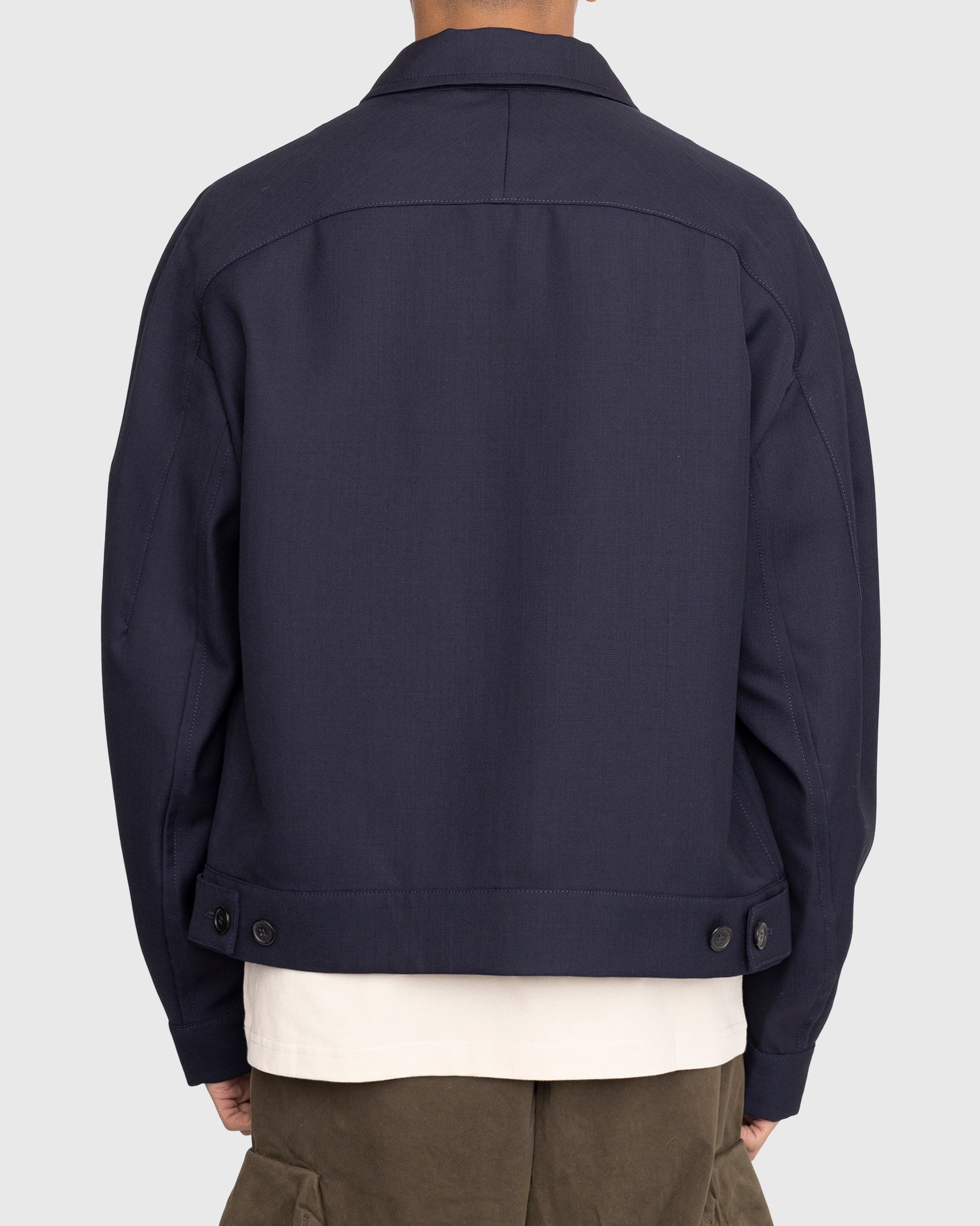 JACQUEMUS – Le Blouson Linu Navy - Outerwear - Blue - Image 4