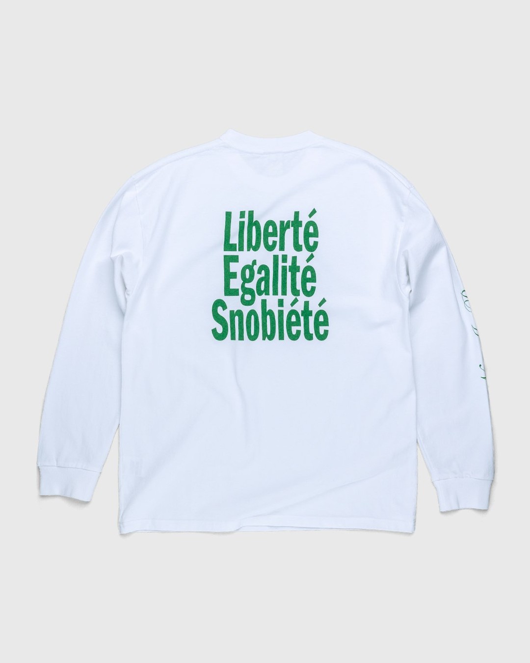 Highsnobiety – Not In Paris 3 Champs-Elysees Longsleeve White - Longsleeves - White - Image 2