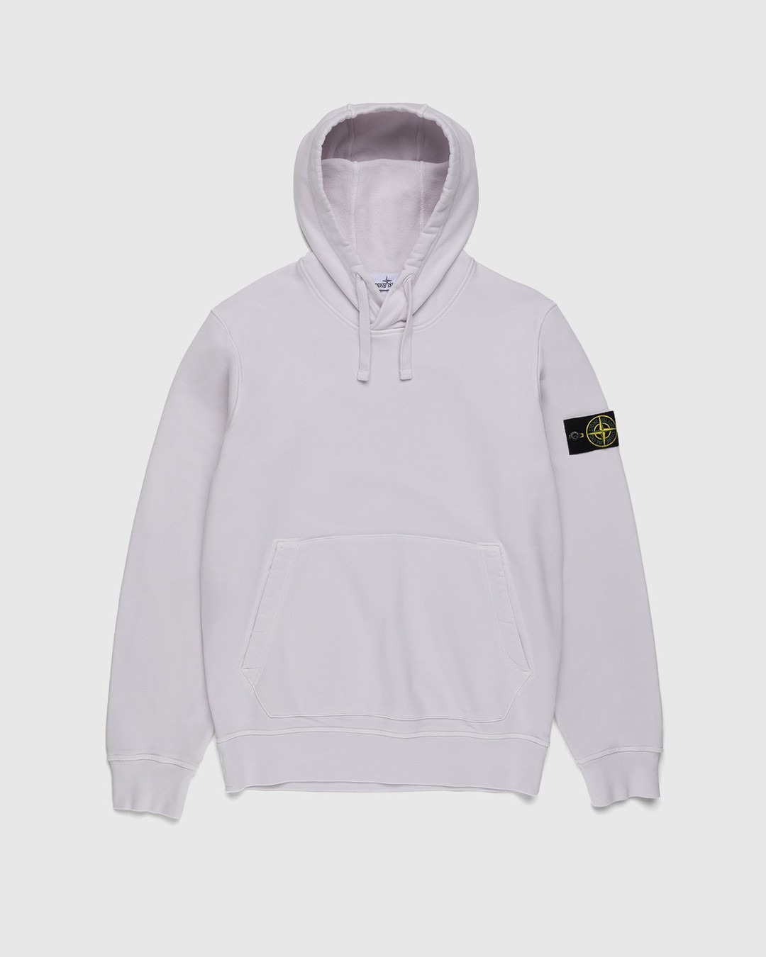 Stone Island – 64151 Garment-Dyed Cotton Fleece Hoodie Pink - Sweats - Pink - Image 1