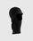 Rib Knit Wool Balaclava Black