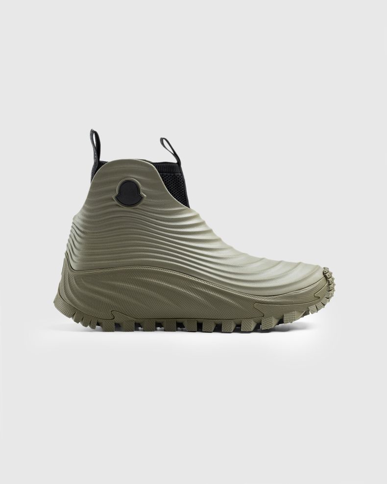 Moncler – Acqua High Rain Boots Khaki