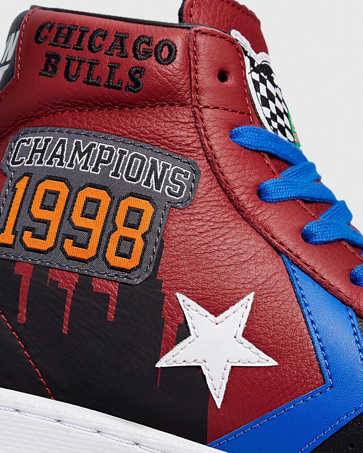 Converse x Jeff Hamilton – Pro Leather High Garnet/Hyper Royal - Sneakers - Multi - Image 8