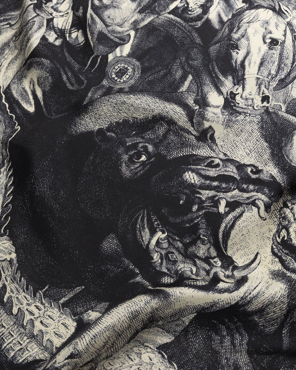 Dries van Noten – Fender Scarf Ecru - Scarves - Grey - Image 4
