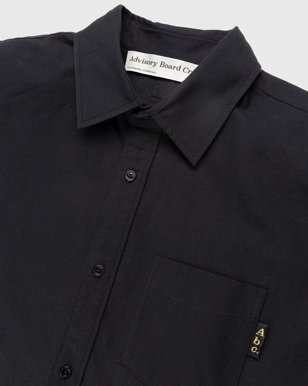 Abc. – Oxford Woven Shirt Anthracite - Longsleeve Shirts - Black - Image 4