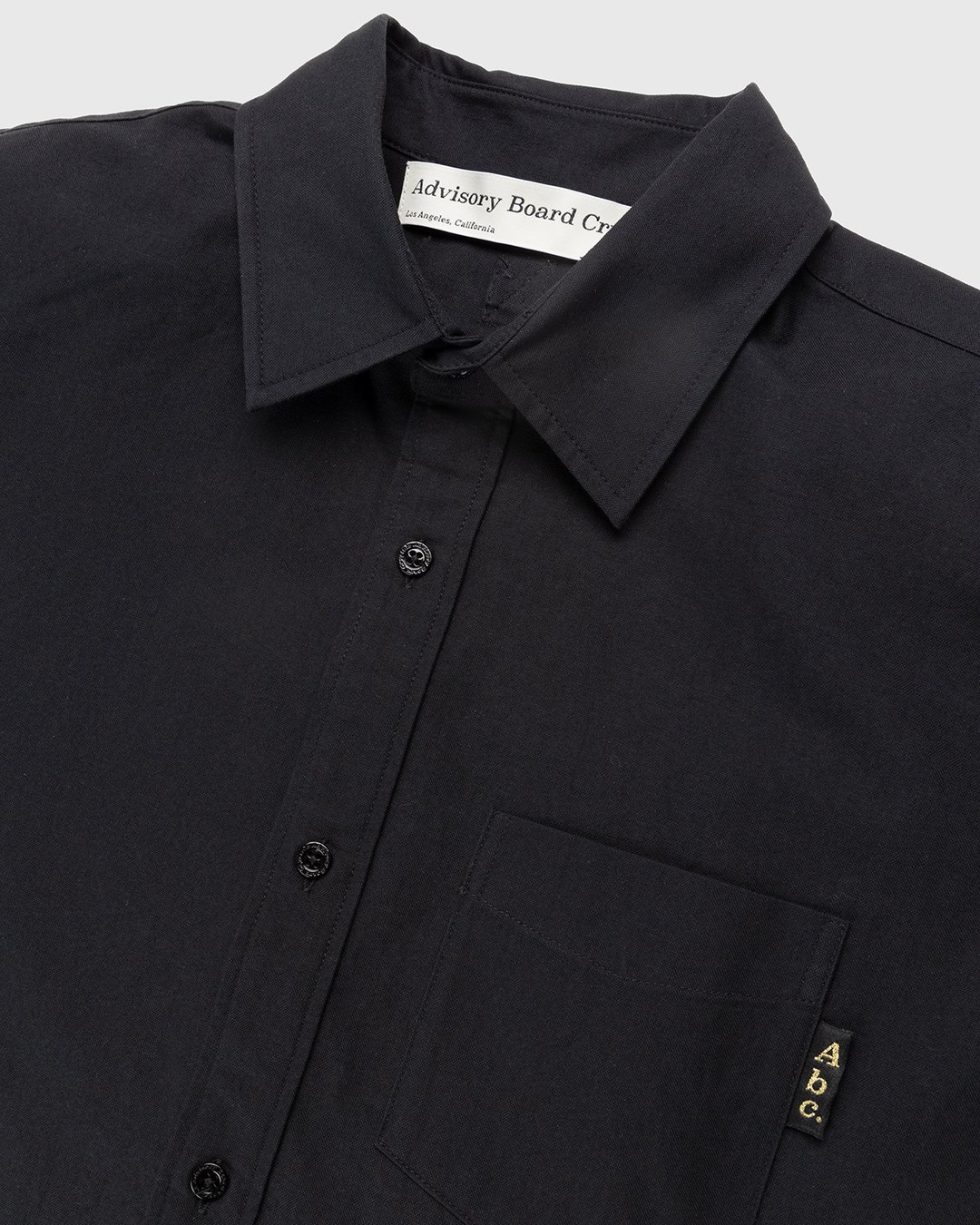 Abc. – Oxford Woven Shirt Anthracite - Shirts - Black - Image 4