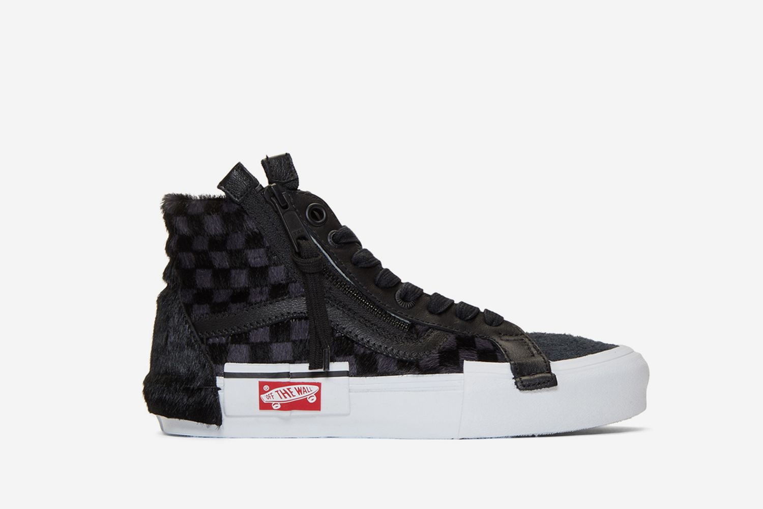 vans pony hair slip on