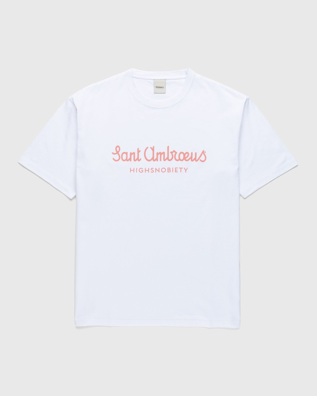 Highsnobiety x Sant Ambroeus – T-Shirt White  - T-shirts - White - Image 1