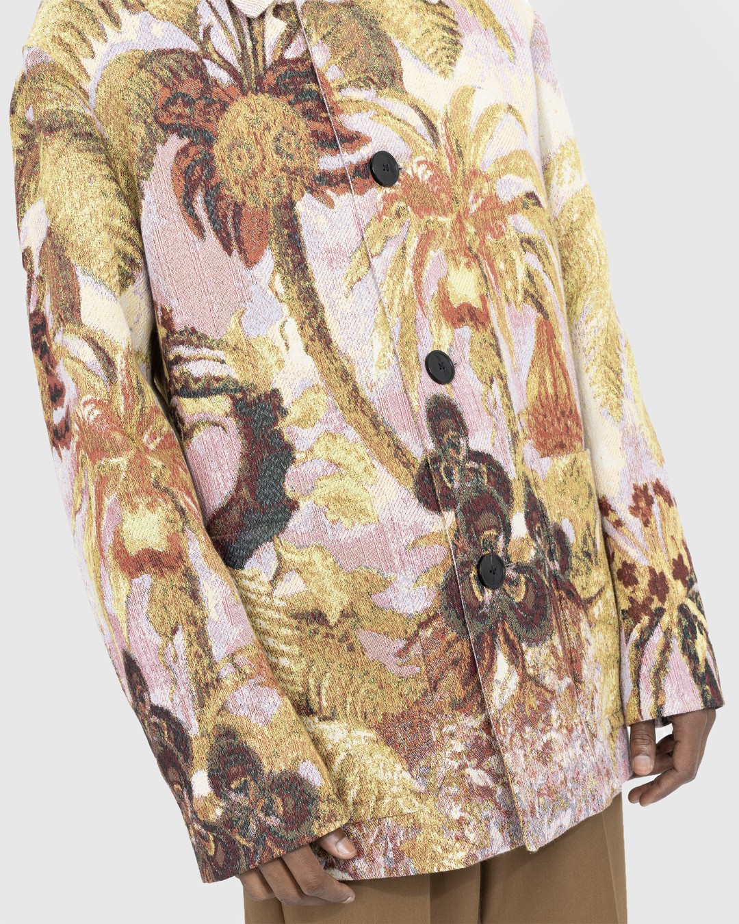 Dries van Noten – Ronnor Coat Pink - Outerwear - Pink - Image 4