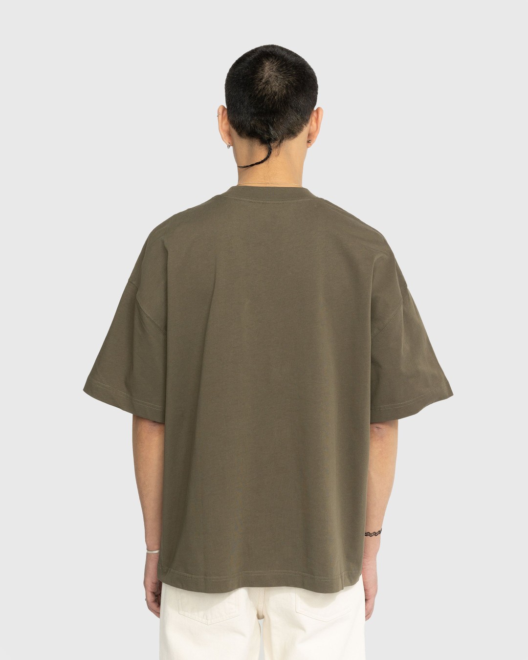 Carhartt WIP – Link Script T-Shirt Green - Tops - Brown - Image 3