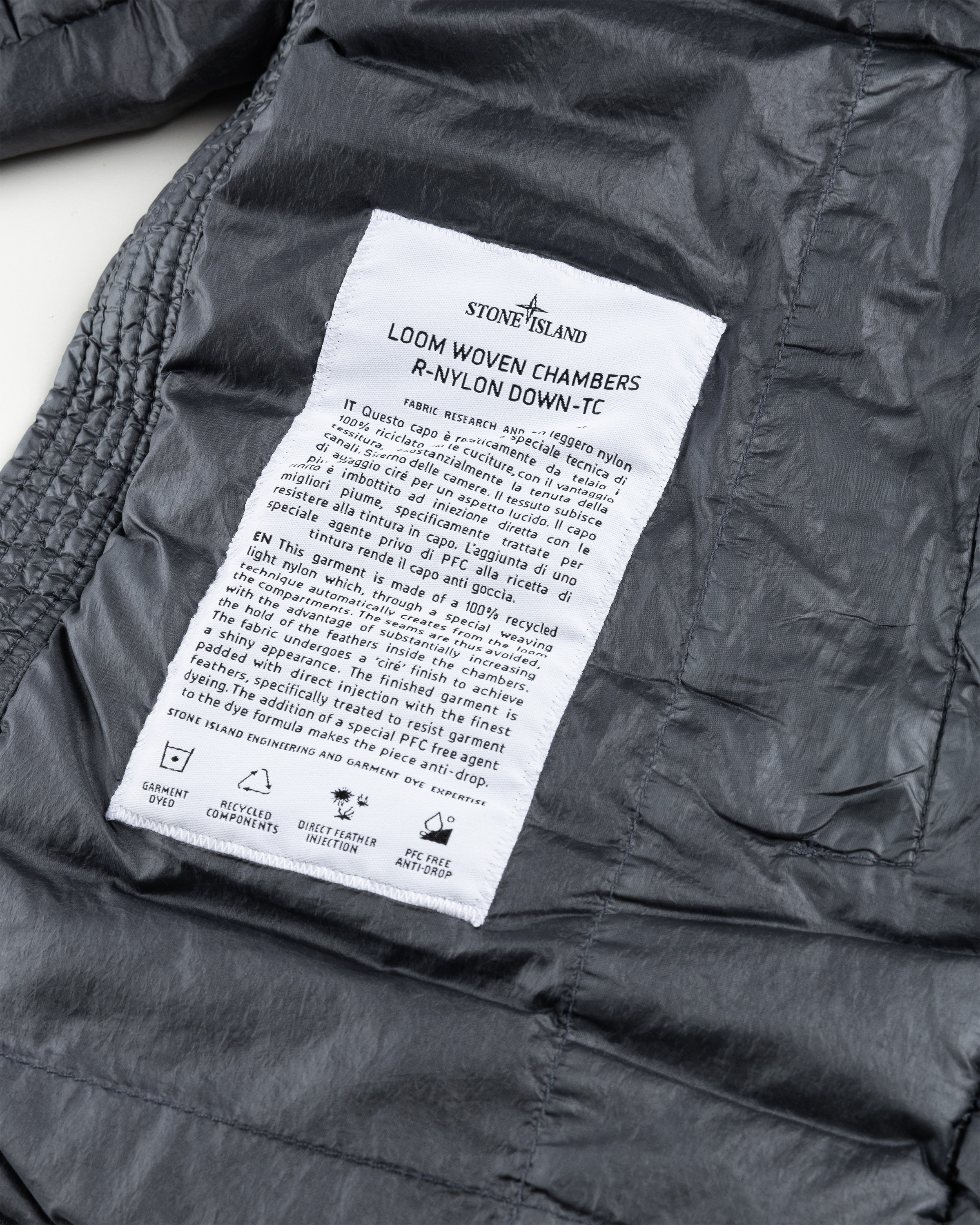 Stone Island – Packable Recycled Nylon Down Jacket Lead Grey - Outerwear - Grey - Image 5