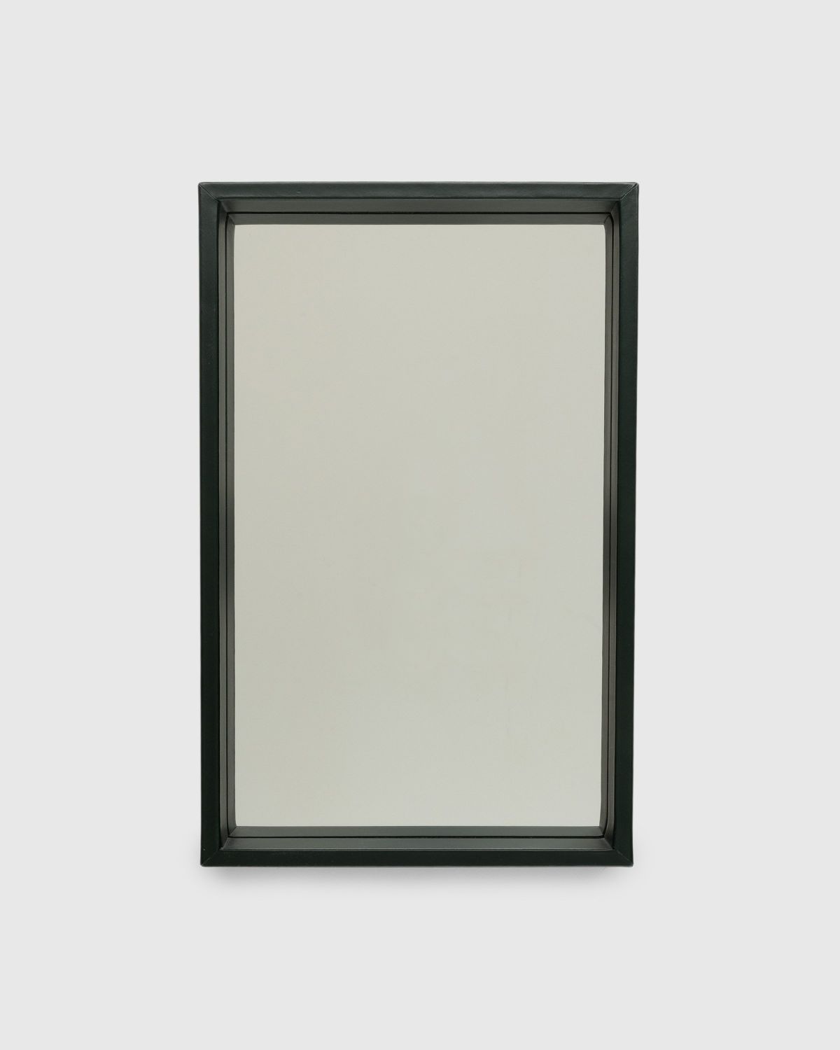 Kvadrat/Raf Simons – Leather Mirror Tray Green - Deco - Green - Image 2