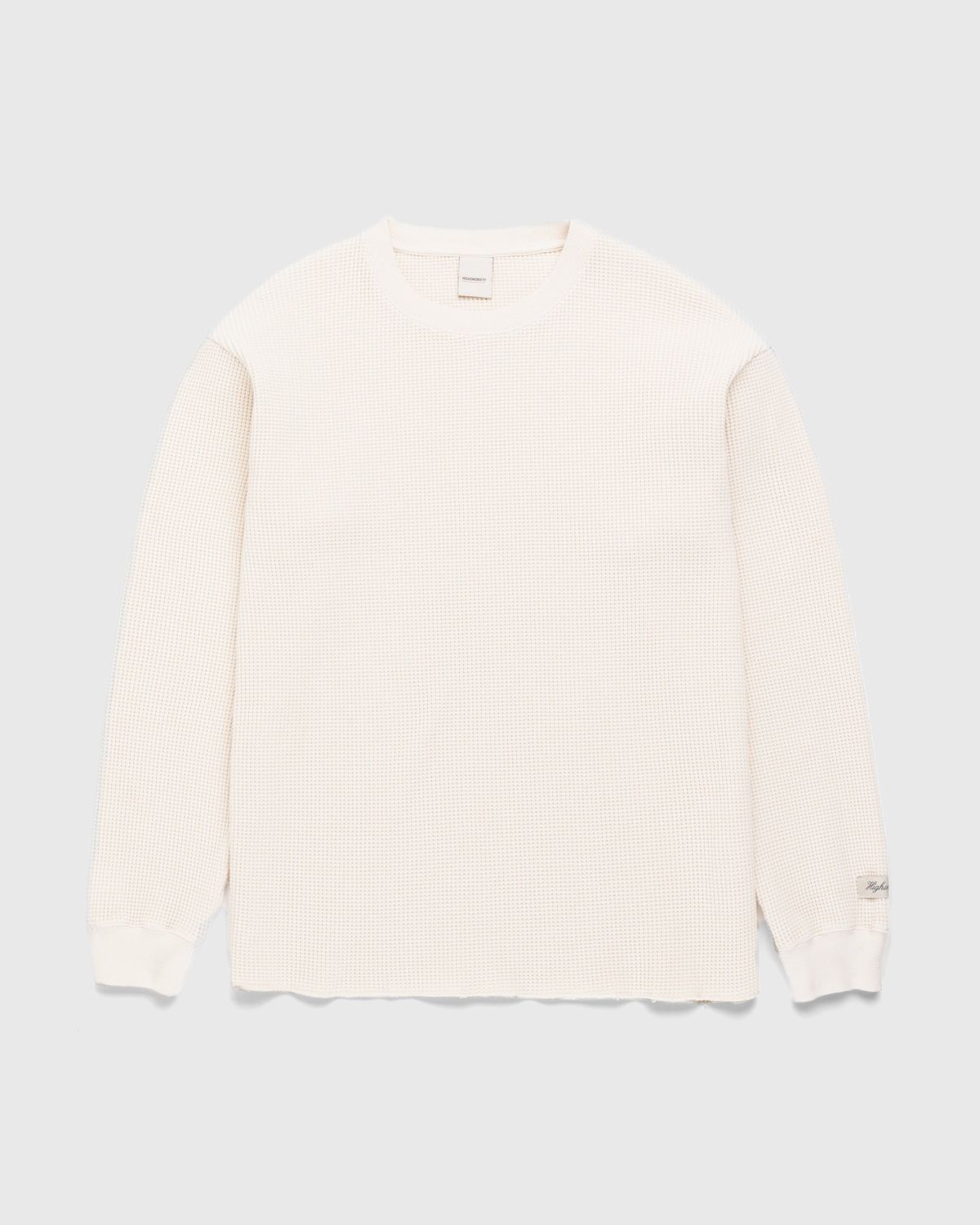Highsnobiety – Thermal Crew Eggshell - Sweats - Beige - Image 1