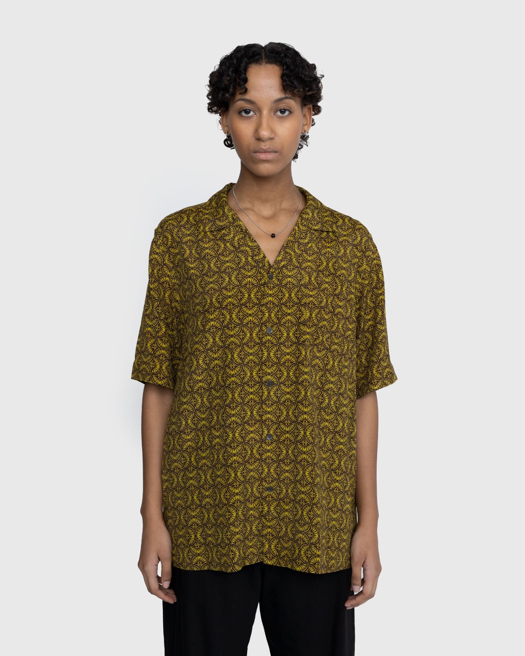 Dries van Noten – Carltone Shirt Yellow - Shirts - Yellow - Image 2