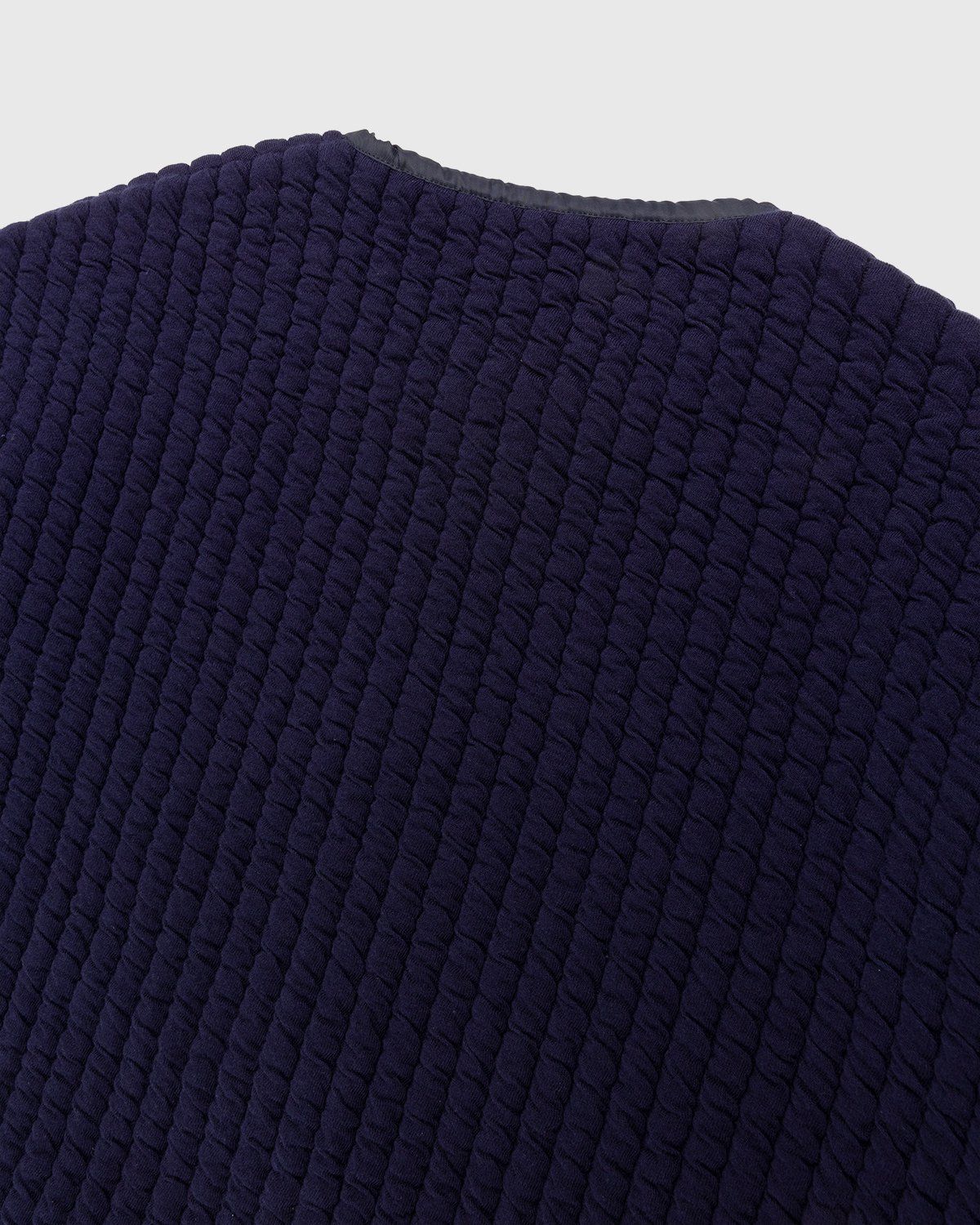 Jil Sander – Knitted Bomber Navy - Outerwear - Blue - Image 3