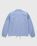 Highsnobiety – Poplin Shirt Jacket Blue/White - Longsleeve Shirts - Blue - Image 2