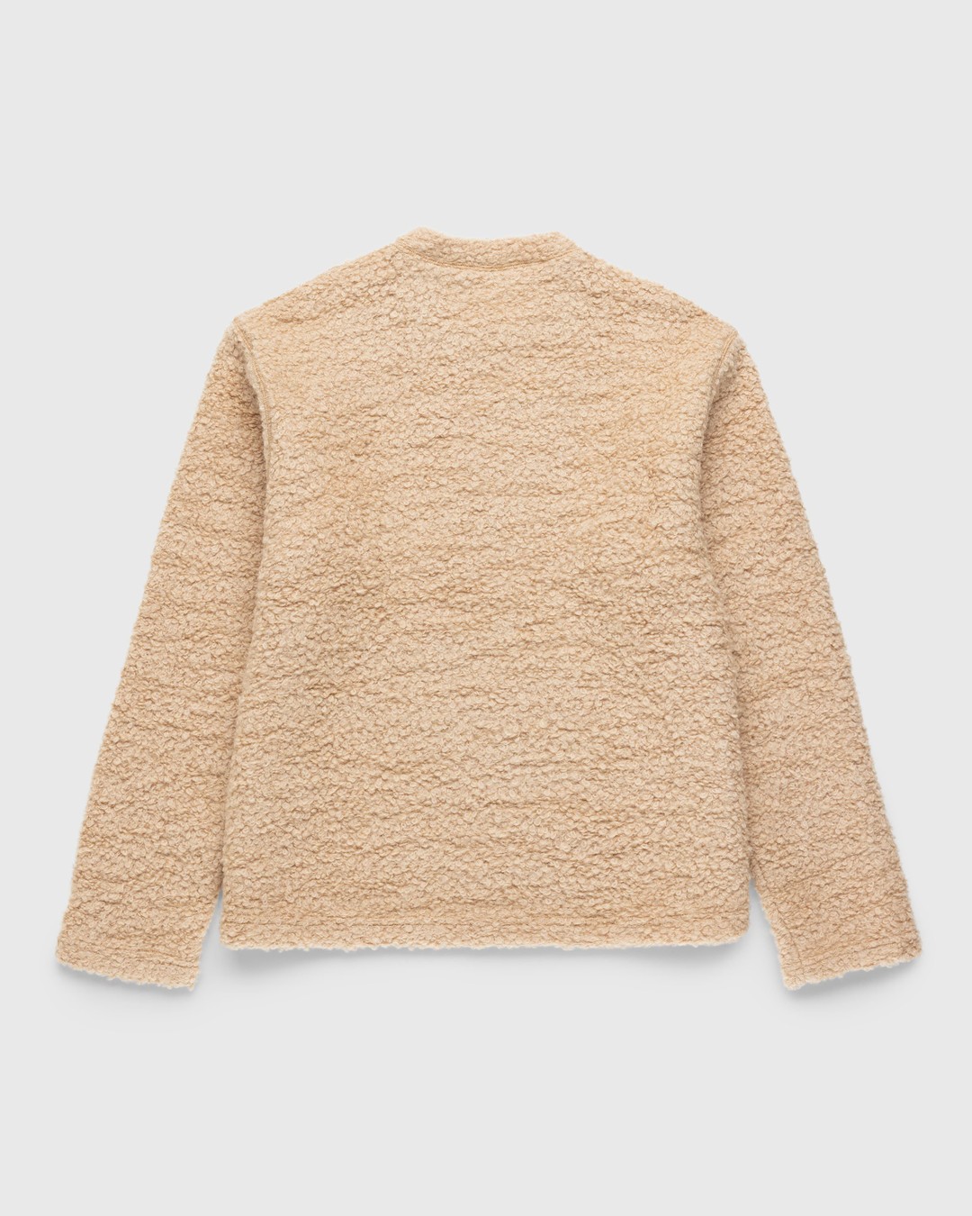 Highsnobiety HS05 – Wool Blend Inlaid Knit Crew Brown - Knitwear - Brown - Image 2