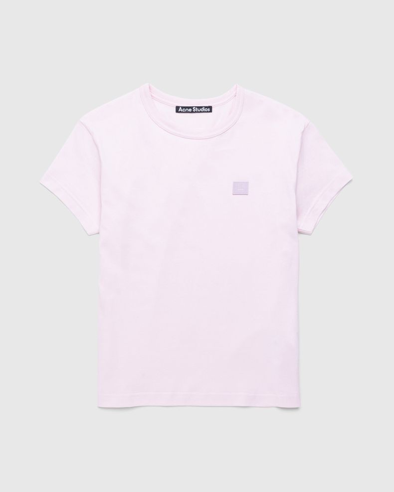 Fitted Crewneck T-Shirt Light Pink