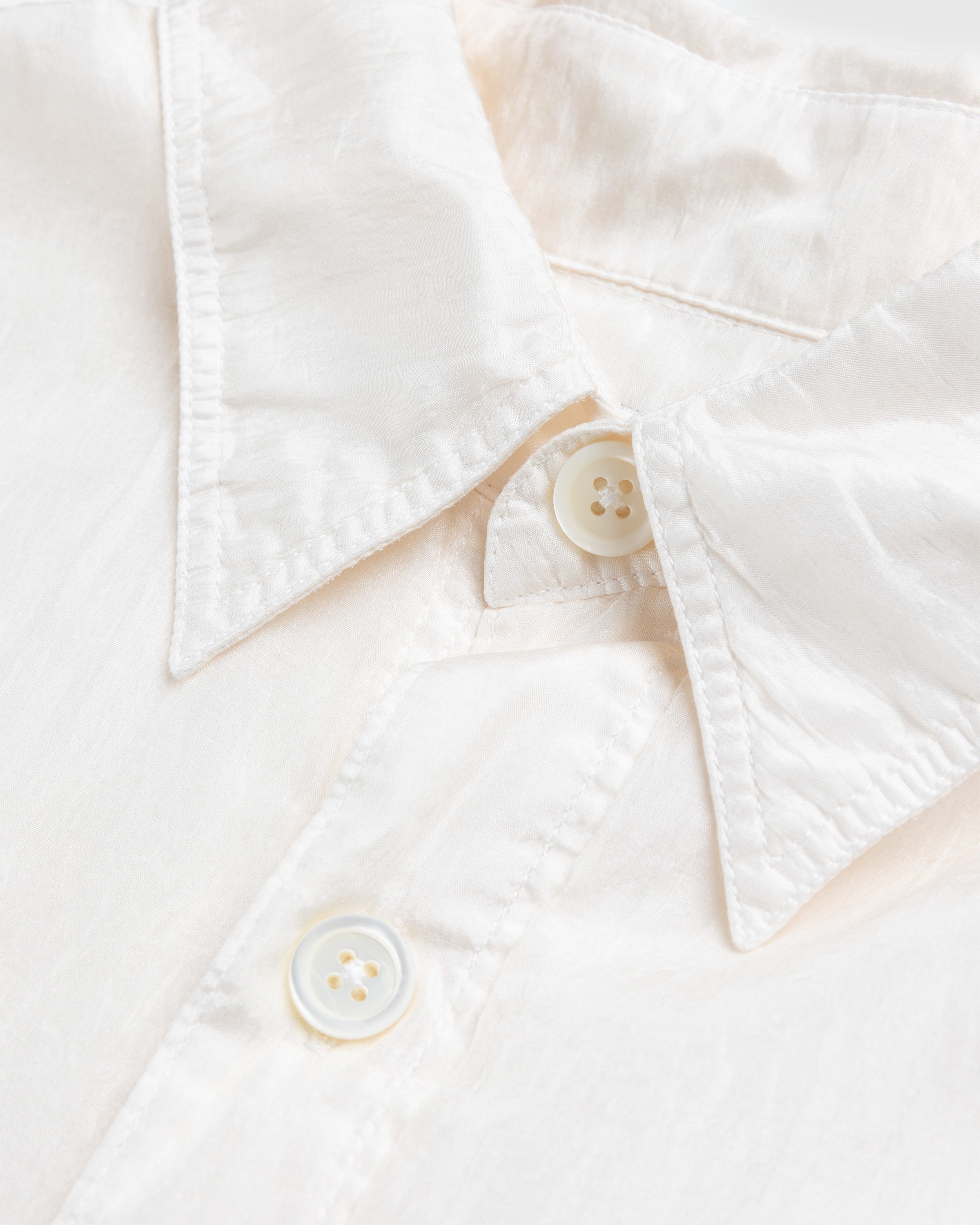 Our Legacy – Darling Shirt Champagne Cotton Silk - Shirts - Beige - Image 5