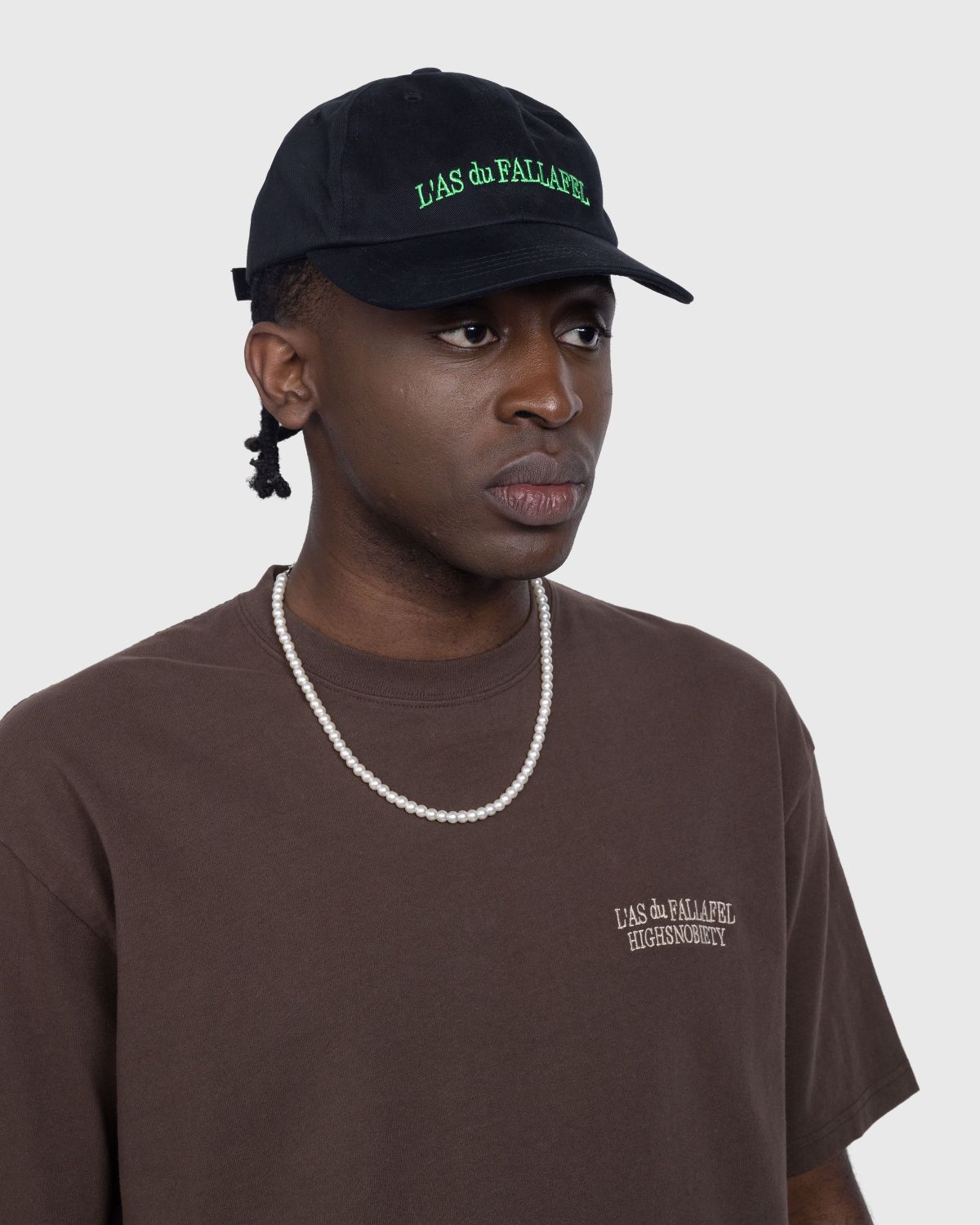 L'As du Fallafel x Highsnobiety – Ball Cap - Hats - Black - Image 6
