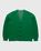 Acne Studios – Wool Blend V-Neck Cardigan Sweater Electric Green