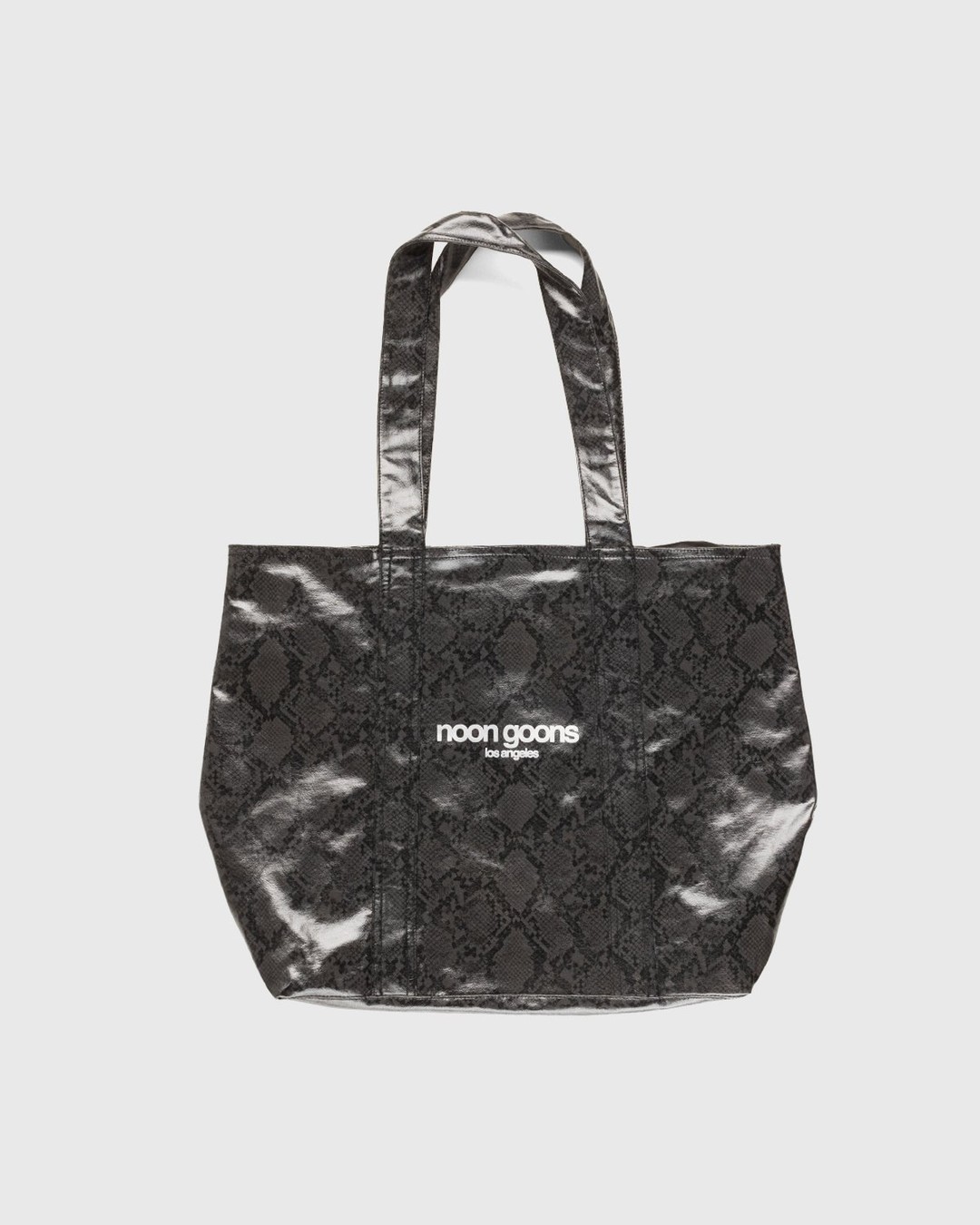 Noon Goons – Mojave Snakeskin Bag Black - Tote Bags - Black - Image 1