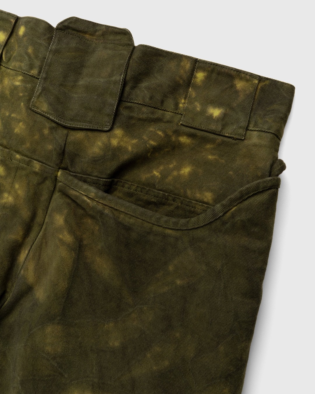 Affix – Crease-Dyed Corso Pant Green - Pants - Green - Image 5
